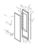 Refrigerator door parts