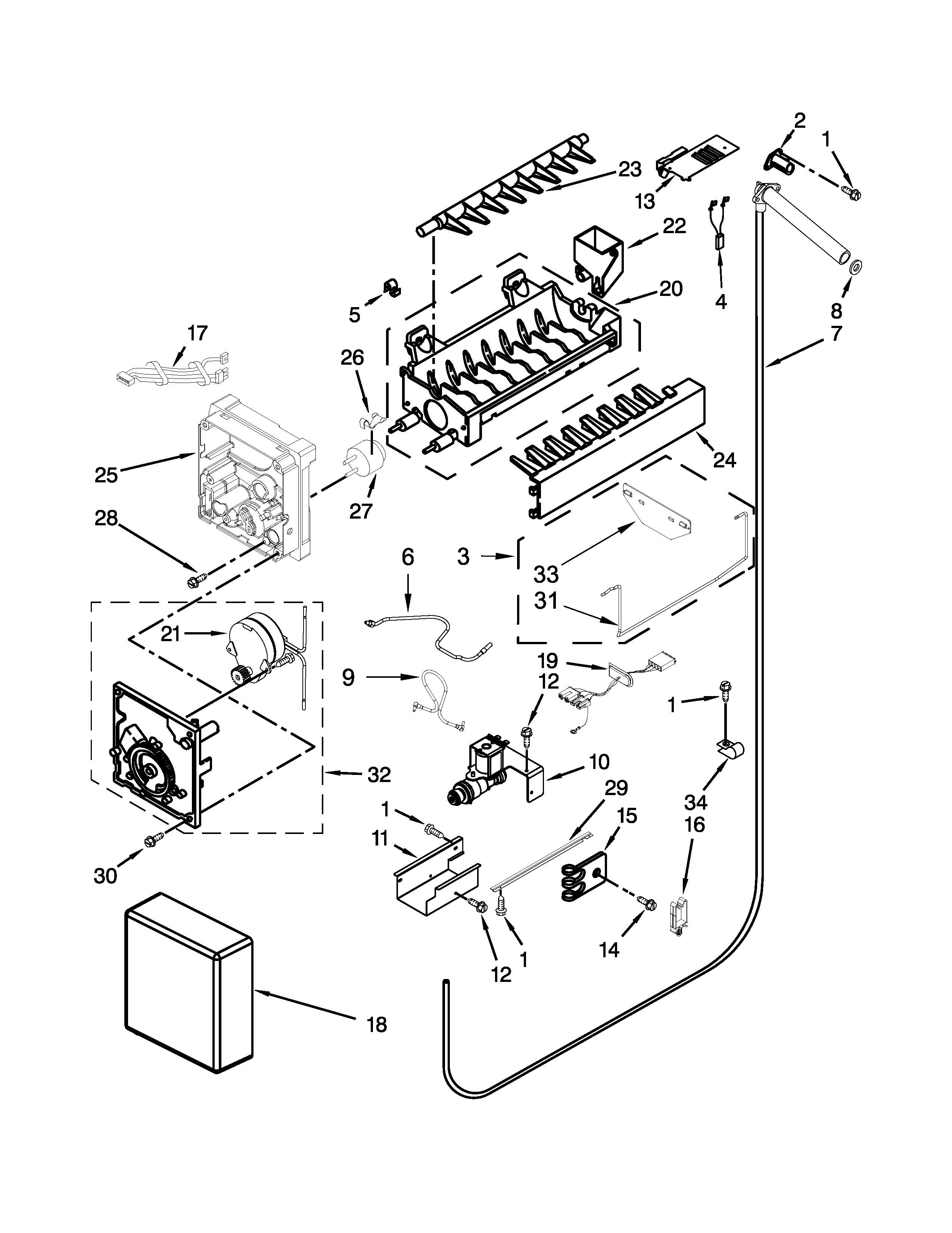 Icemaker parts