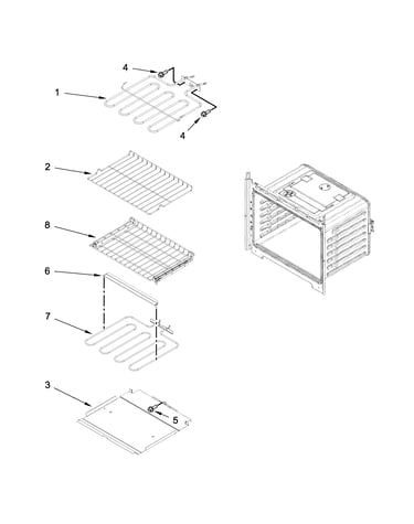 Internal oven parts