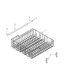 Upper rack and track parts
