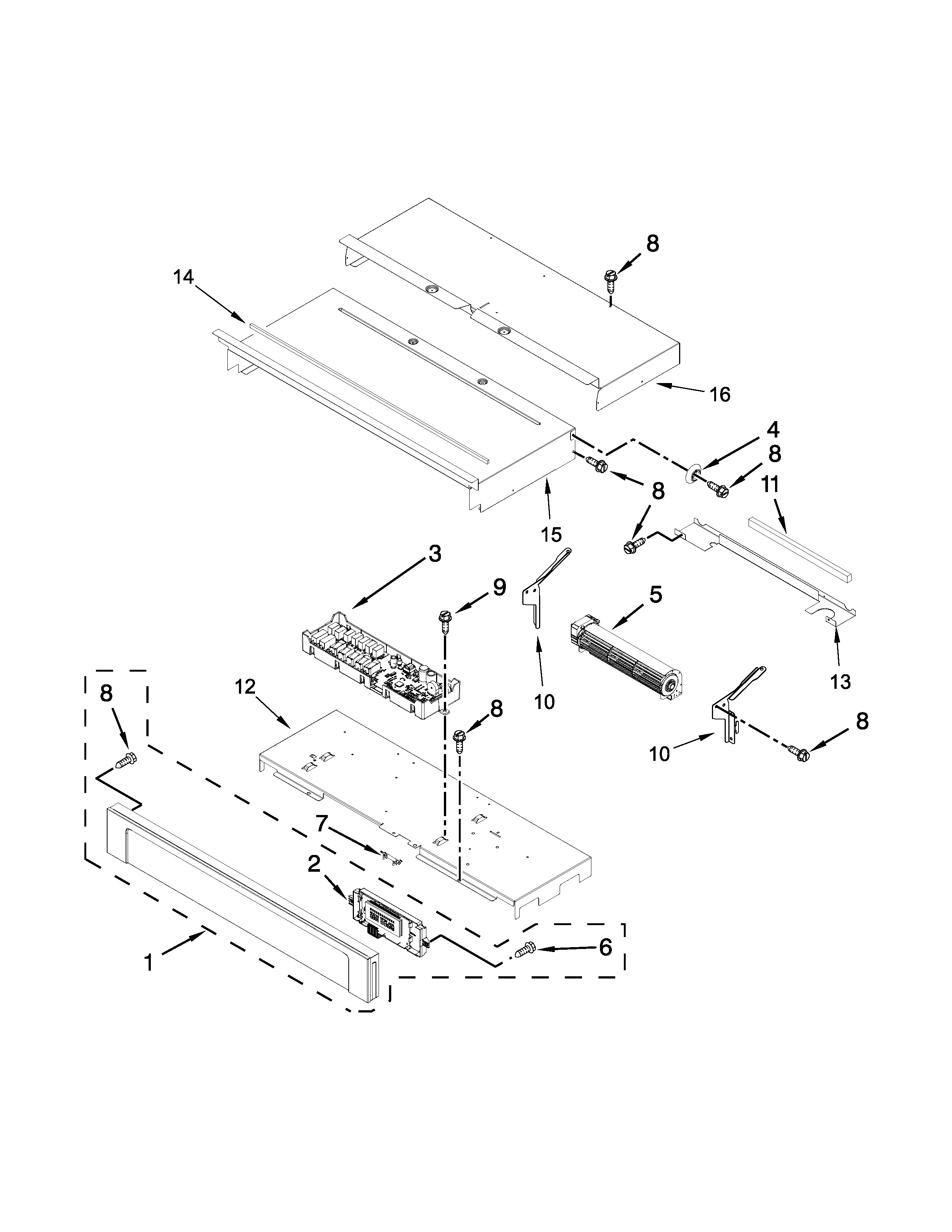 Control panel parts