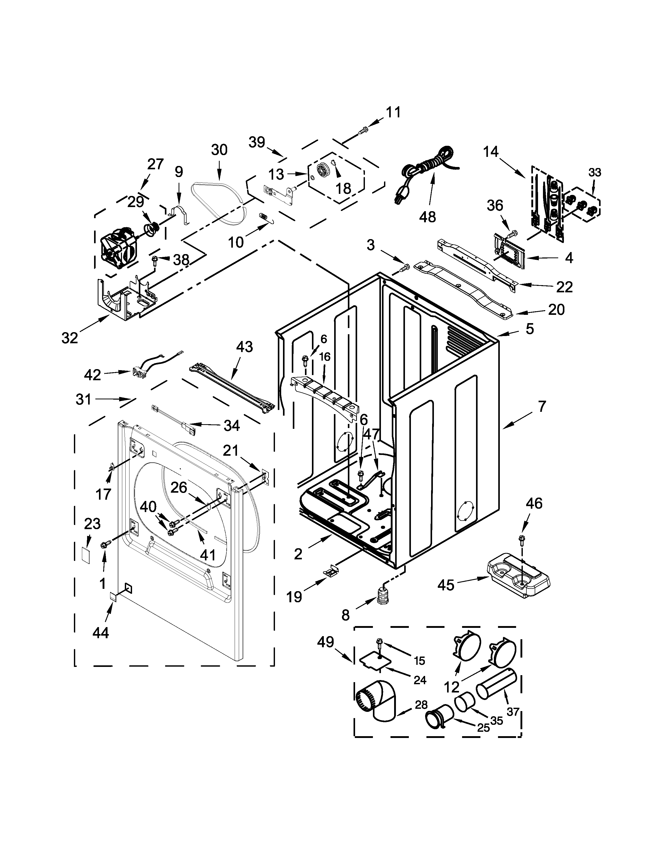 Cabinet parts
