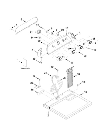 Top and console parts