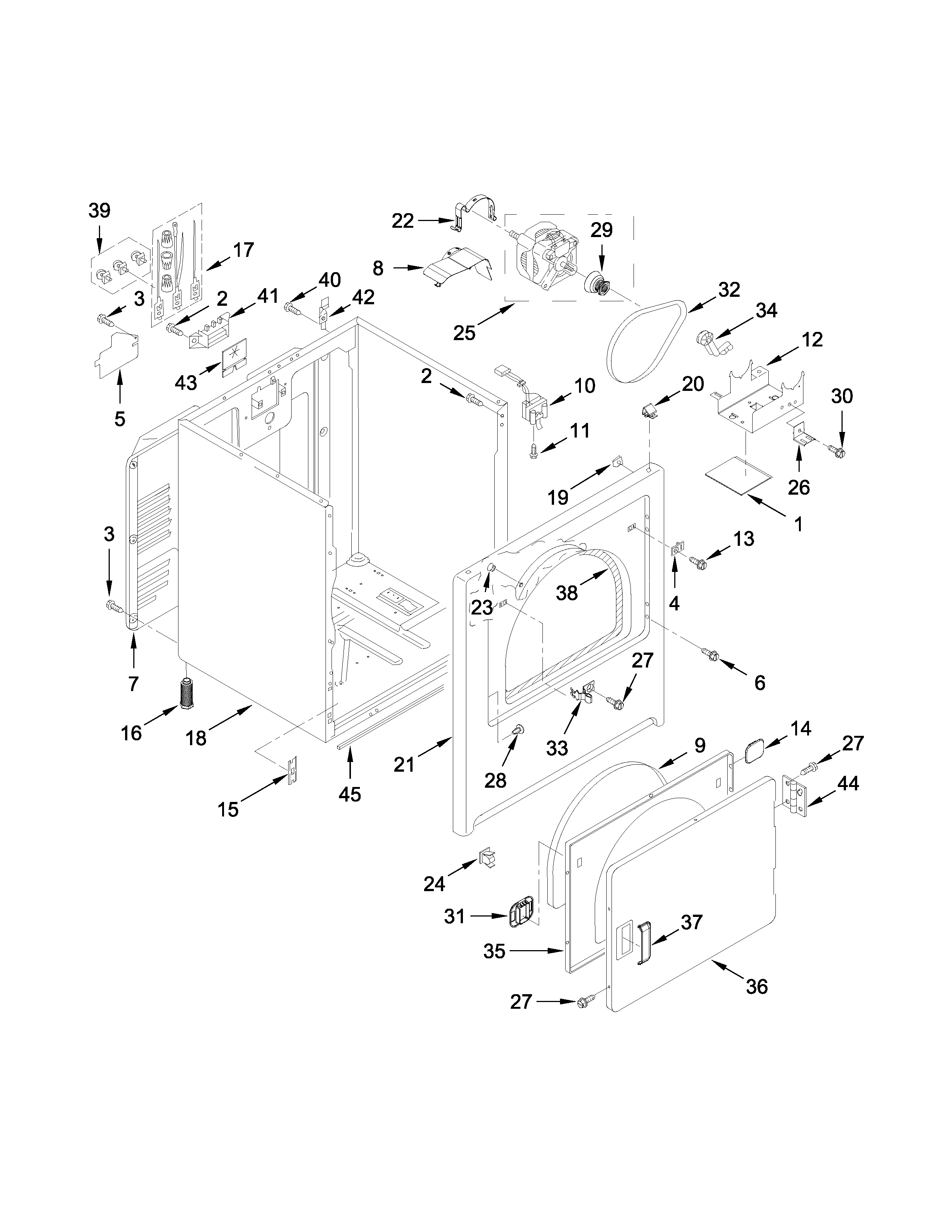Cabinet parts