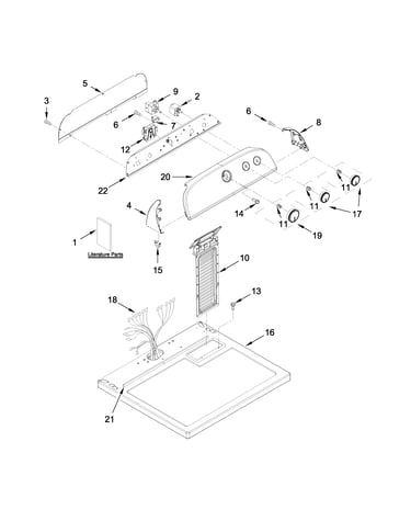 Top and console parts