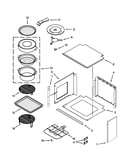 Top support and turntable parts
