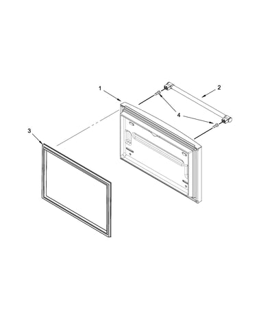 Freezer door parts