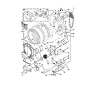 Whirlpool WED88HEAC0 bulkhead parts diagram
