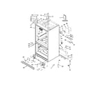 Whirlpool WRX988SIBE02 cabinet parts diagram