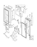 Refrigerator door parts