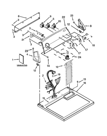 Top and console parts