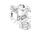 Whirlpool 3DWED4900YW2 cabinet parts diagram