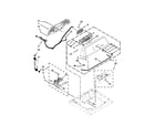 Maytag 7MMVWX521BW1 console and dispenser parts diagram