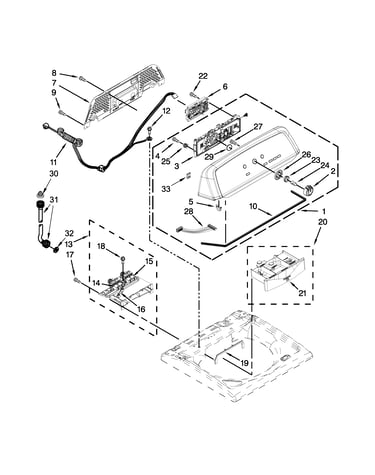 Console and dispenser parts