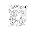 Maytag MED8100DC1 bulkhead parts diagram