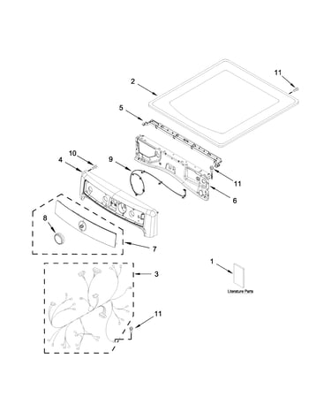 Top and console parts