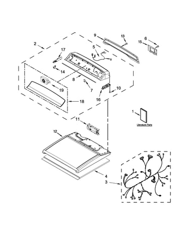 Top and console parts