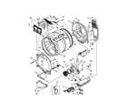 Whirlpool WED8500DW2 bulkhead parts diagram