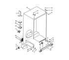 Whirlpool WRS571CIDW00 cabinet parts diagram