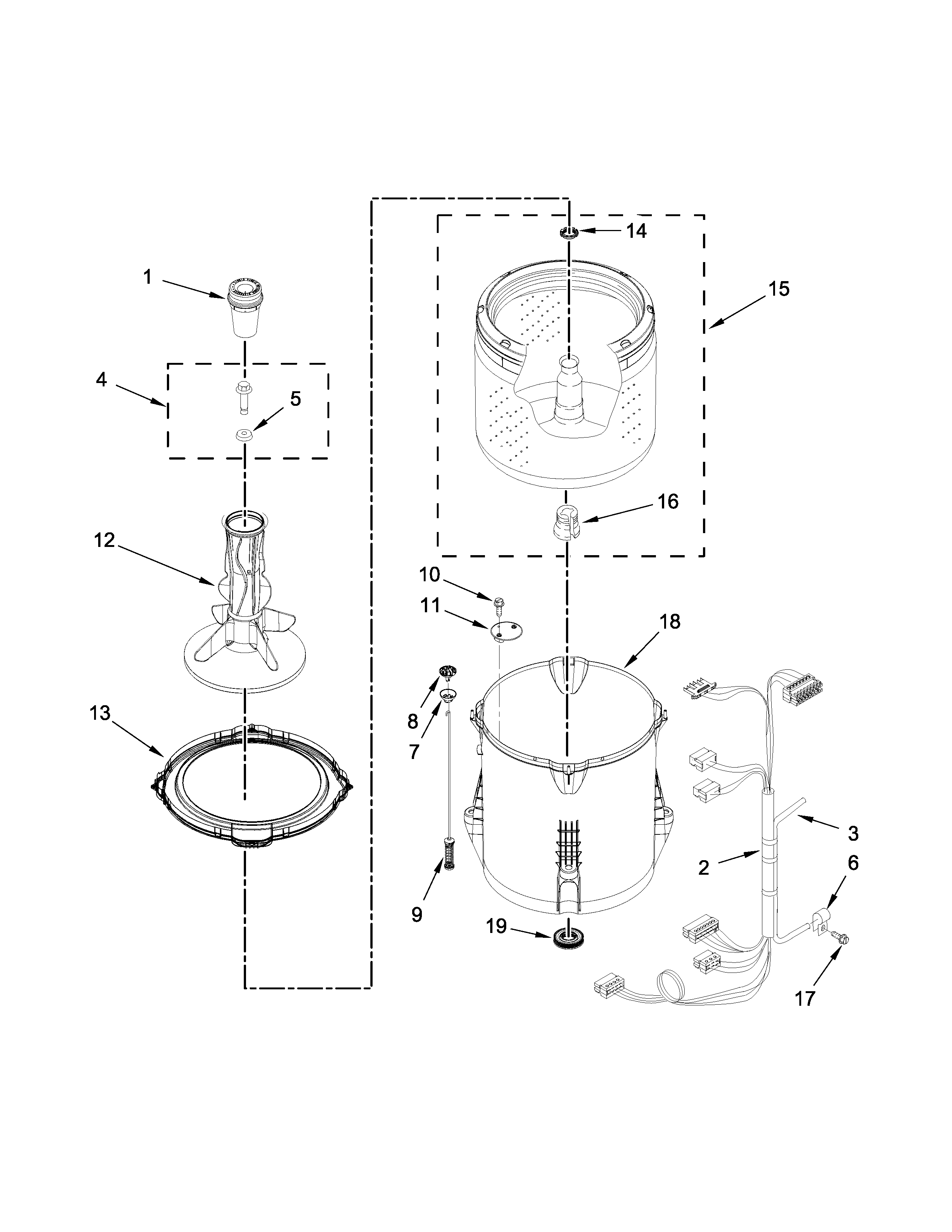 BASKET AND TUB PARTS