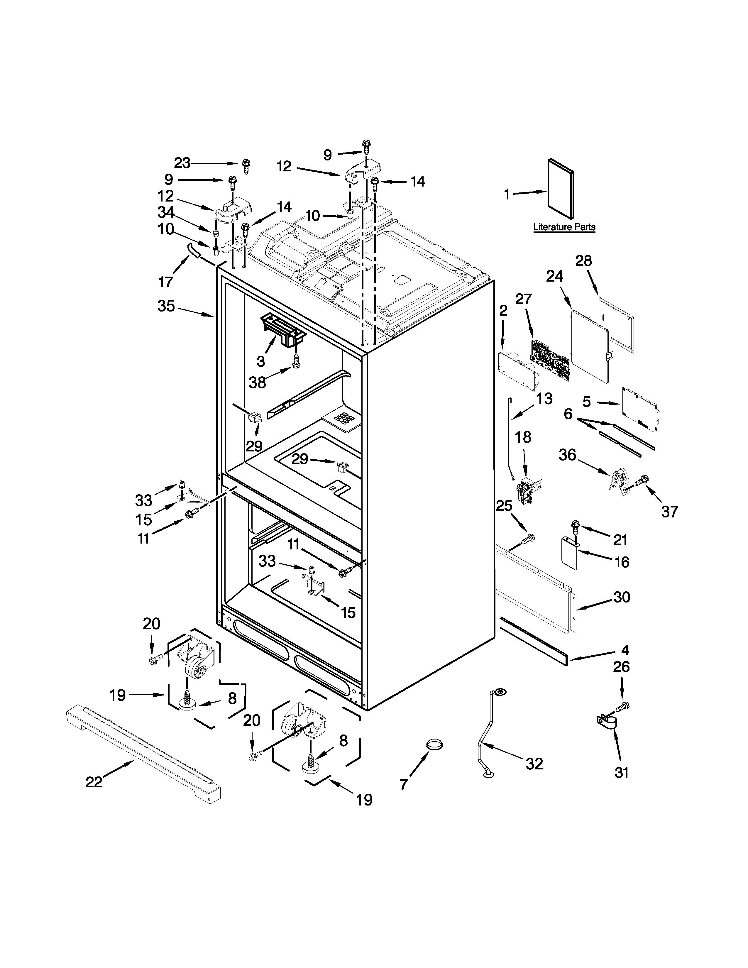 CABINET PARTS