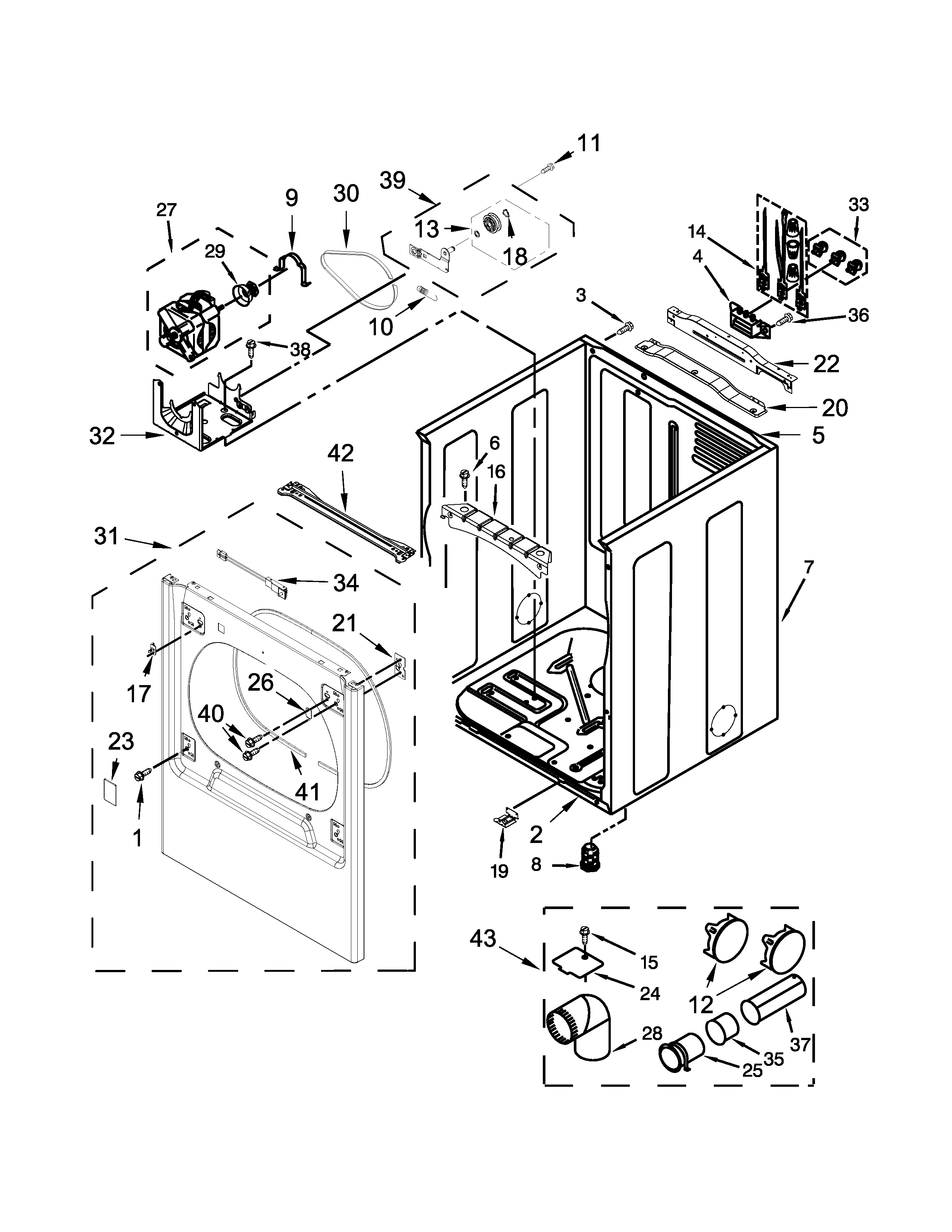 Cabinet parts