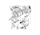 Maytag MEDB855DW2 bulkhead parts diagram