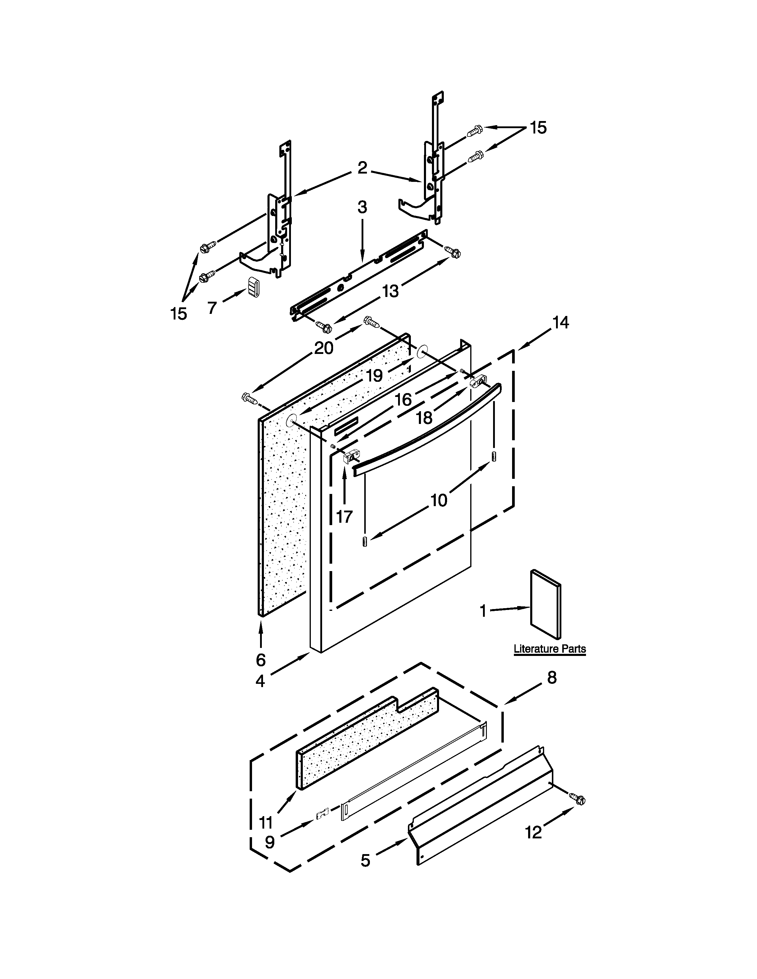 Door panel parts