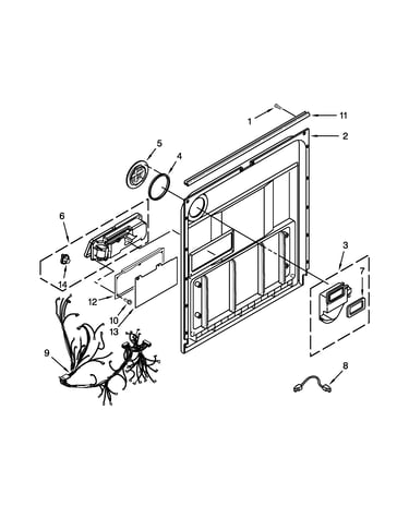 Inner door parts