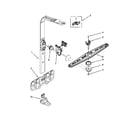 Whirlpool GU2475XTVQ0 upper wash and rinse parts diagram