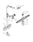 Upper wash and rinse parts
