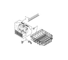 Whirlpool GU2475XTVQ0 lower rack parts diagram