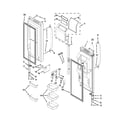 Whirlpool WRX988SIBH03 refrigerator door parts diagram