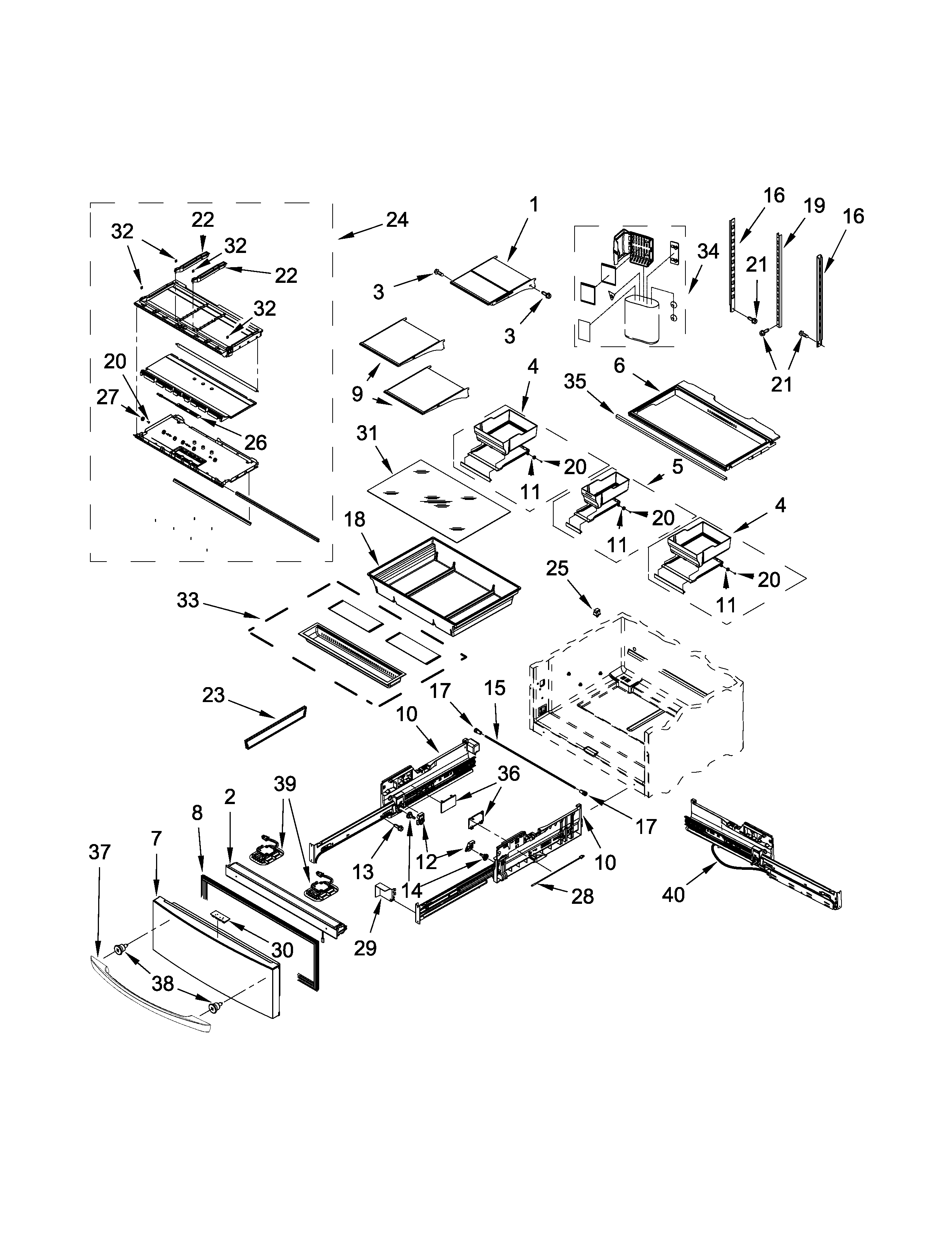 SHELF PARTS