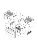 Freezer door parts