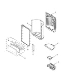 Dispenser front parts