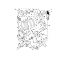 Maytag YMED5100DW1 bulkhead parts diagram
