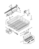 Upper rack and track parts
