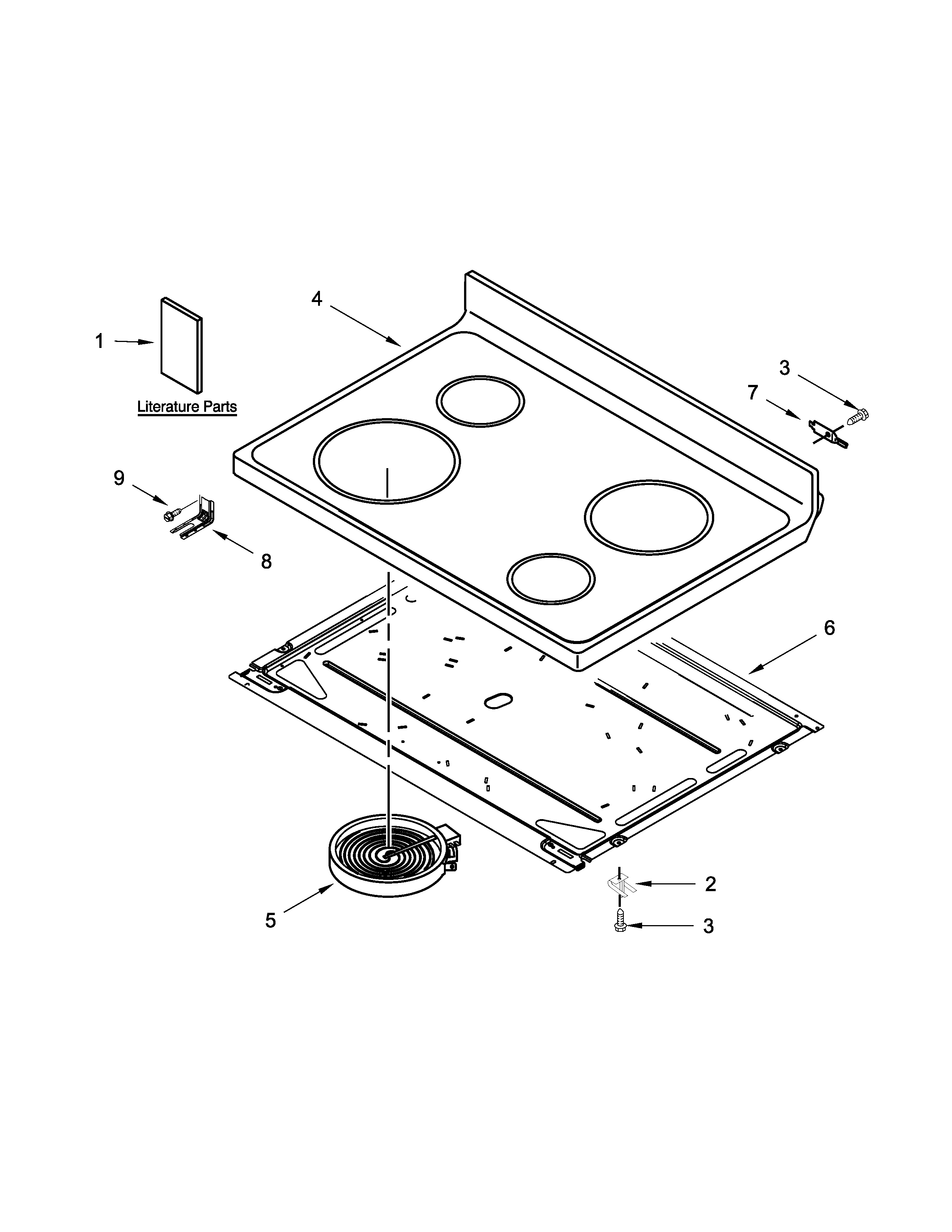 COOKTOP PARTS