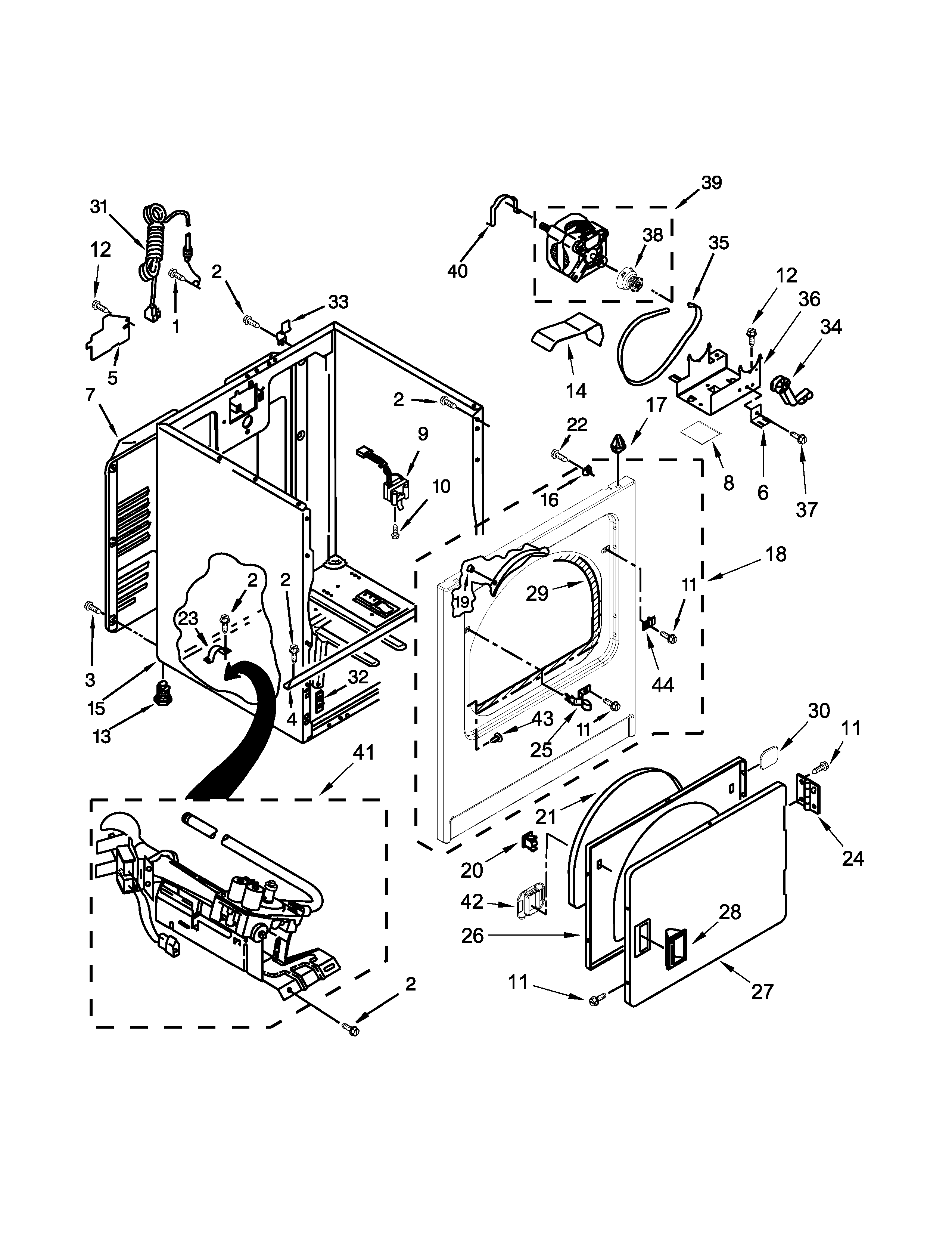 Cabinet parts