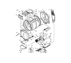 Whirlpool WED8000DW2 bulkhead parts diagram