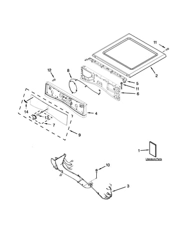 Top and console parts