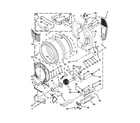 Whirlpool WED95HEDW1 bulkhead parts diagram