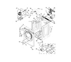 Whirlpool WED8740DC1 cabinet parts diagram
