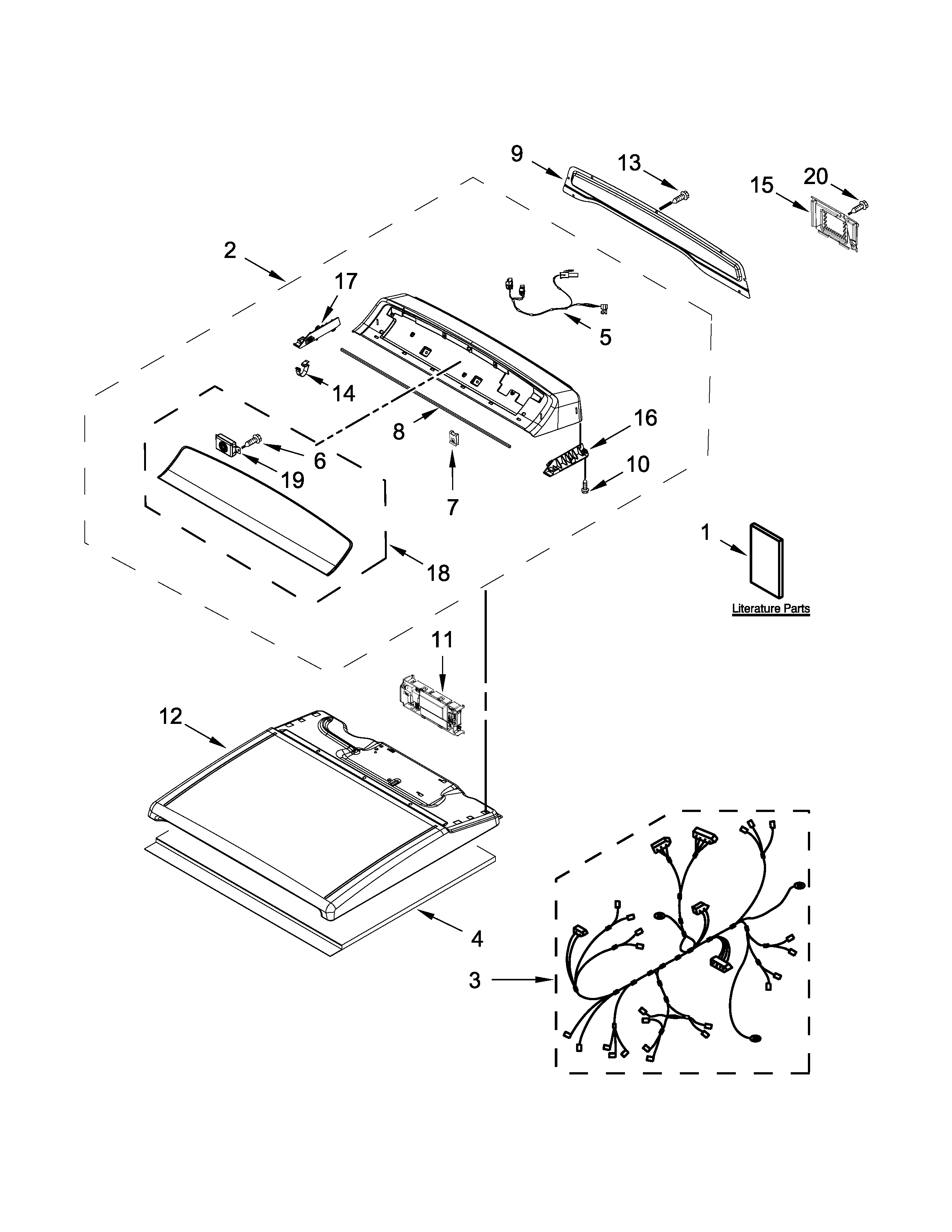 TOP AND CONSOLE PARTS