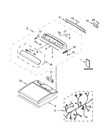 Top and console parts