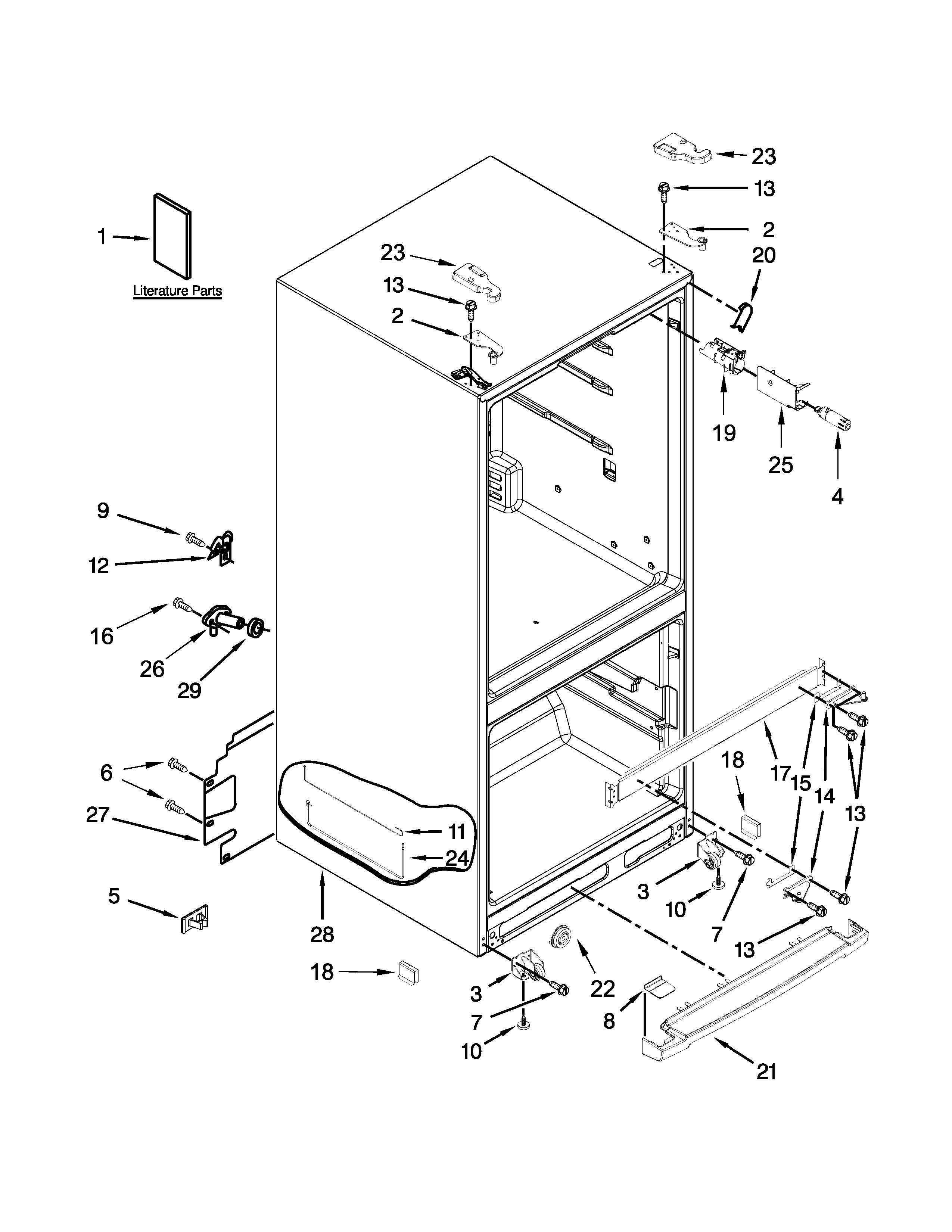 Cabinet parts