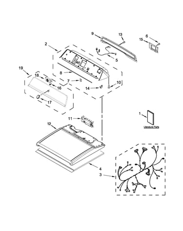 Top and console parts