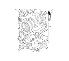Maytag YMED7100DC1 bulkhead parts diagram