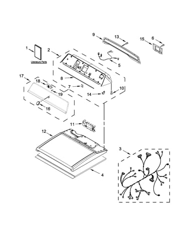 Top and console parts